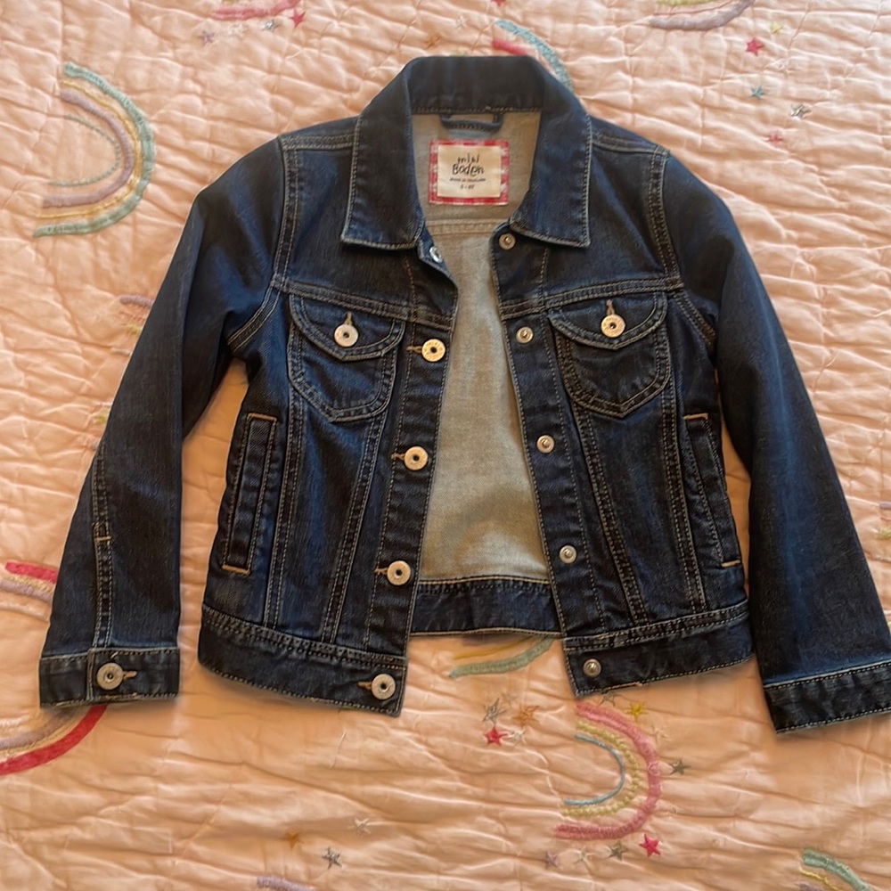 Mini Boden Girls Spring Denim Jacket
